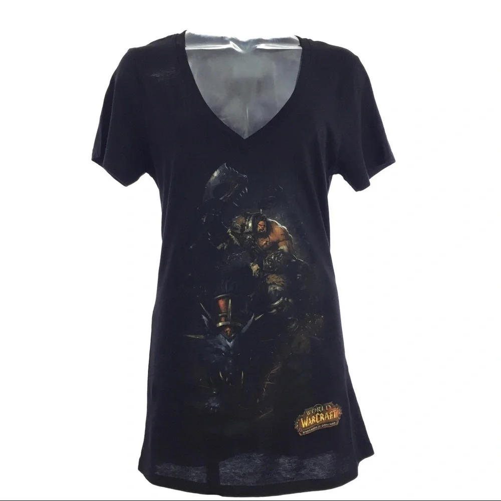 Blizzard Activision World of Warcraft Black Tee - Picture 2 of 4